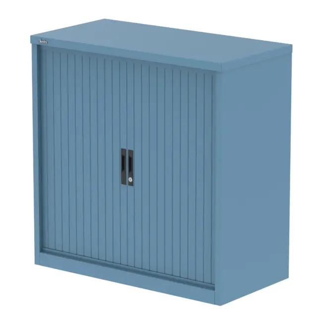 Qube Side Tambour Cupboard With Shelves - Image 21