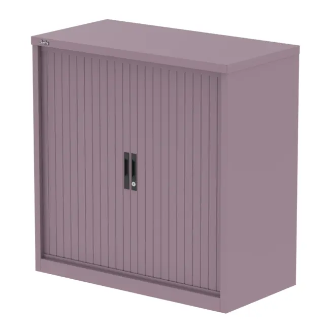 Qube Side Tambour Cupboard With Shelves - Image 23