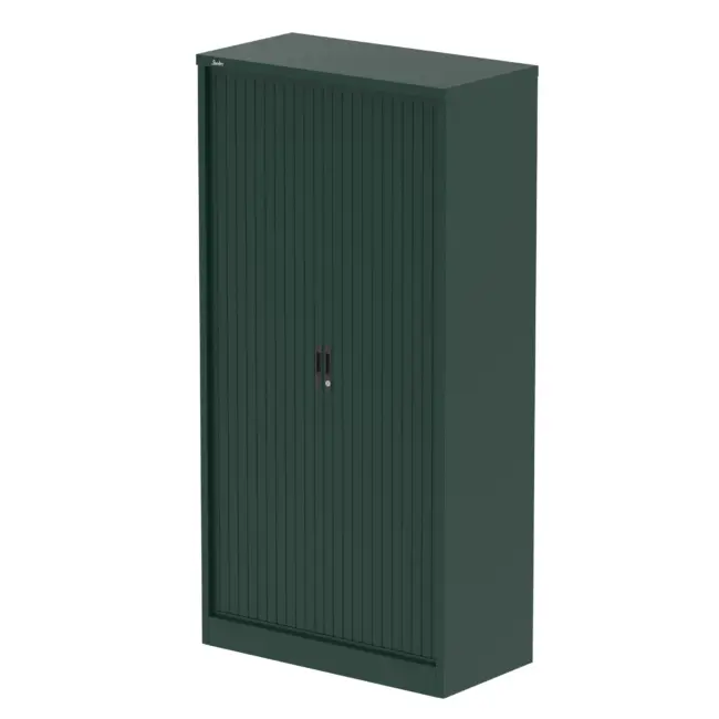 Qube Side Tambour Cupboard With Shelves - Image 32