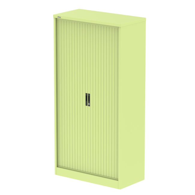Qube Side Tambour Cupboard With Shelves - Image 35