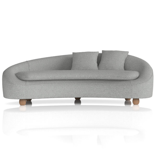 Mimi 3 Seater Curved Sofa - Image 2