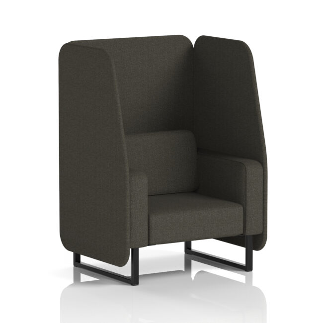 Brixworth Open Booth With Black Legs in Single Tone - Image 46