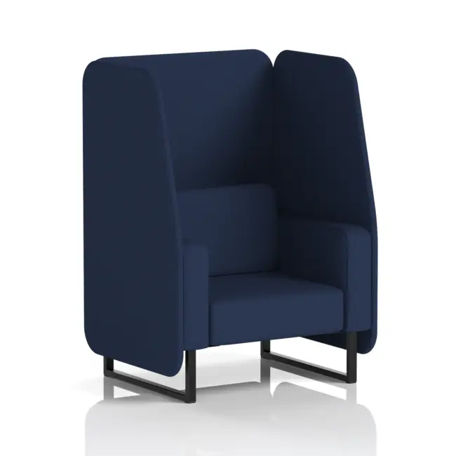 Brixworth Open Booth With Black Legs in Single Tone - Image 58