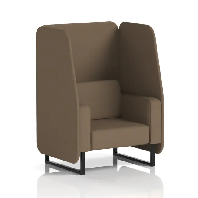 Brixworth Open Booth With Black Legs in Single Tone - Image 79
