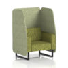 Rivet - Burnish Panels And Olive Sofa