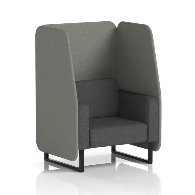 Brixworth Open Booth With Black Legs in Two Tone - Image 28