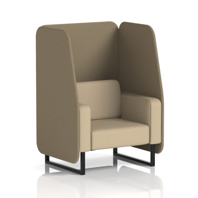 Brixworth Open Booth With Black Legs in Two Tone - Image 37