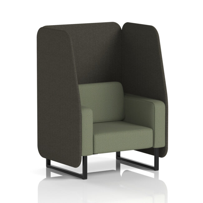 Brixworth Open Booth With Black Legs in Two Tone - Image 46