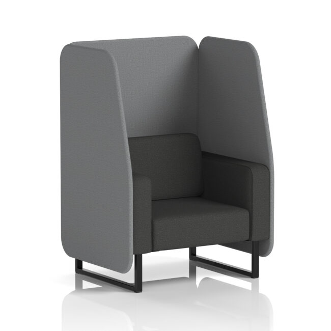 Brixworth Open Booth With Black Legs in Two Tone - Image 67