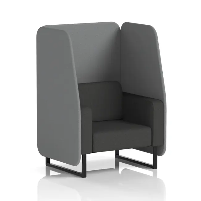 Brixworth Open Booth With Black Legs in Two Tone - Image 67
