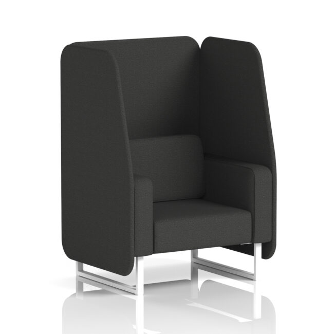 Brixworth Open Booth With White Legs in Single Tone - Image 61