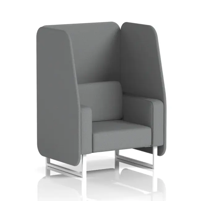 Brixworth Open Booth With White Legs in Single Tone - Image 67