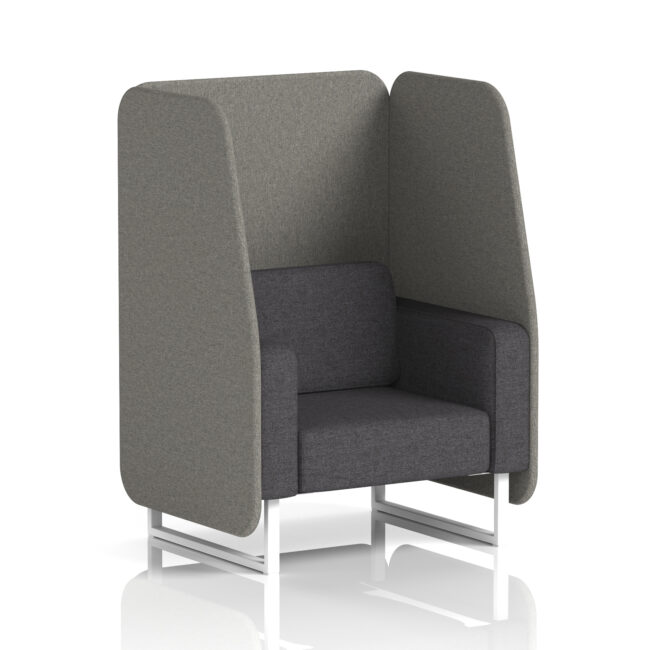 Brixworth Open Booth With White Legs in Two Tone - Image 28