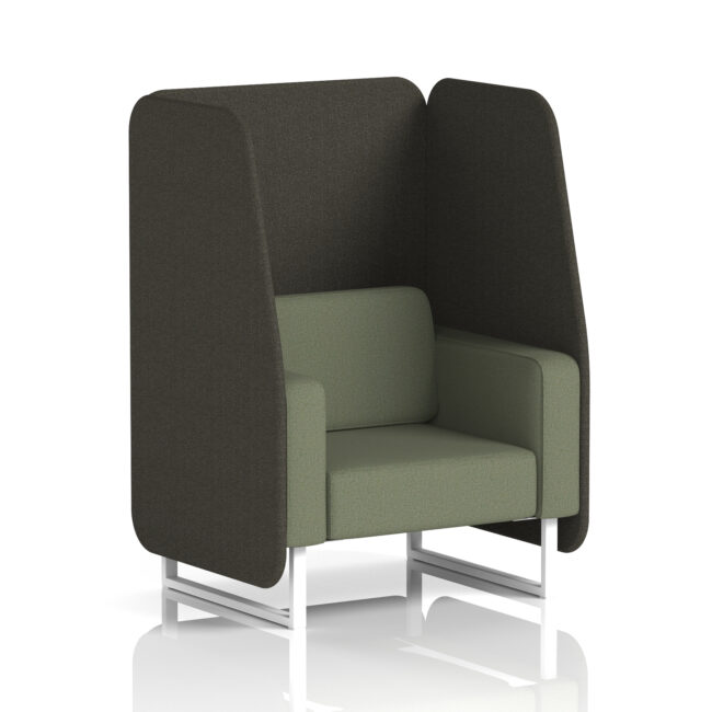 Brixworth Open Booth With White Legs in Two Tone - Image 46