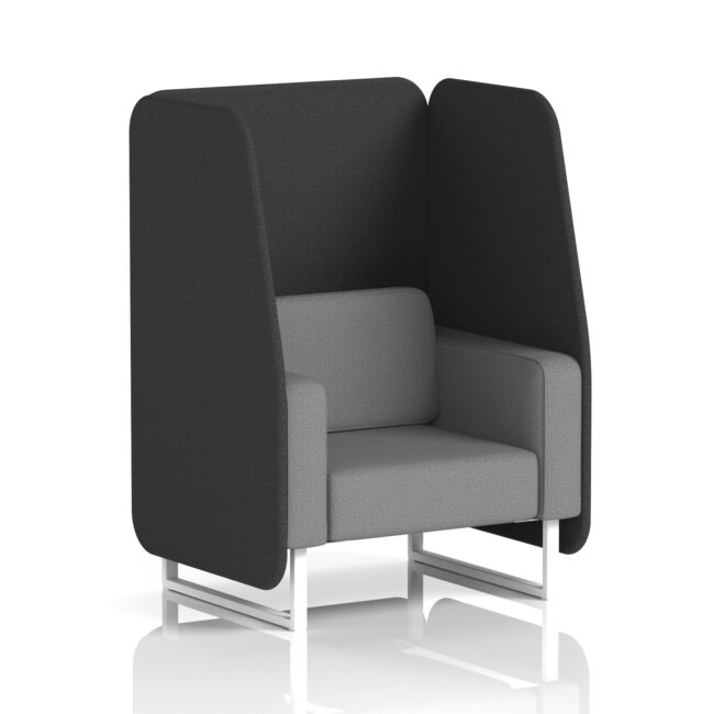 Brixworth Open Booth With White Legs in Two Tone - Image 61