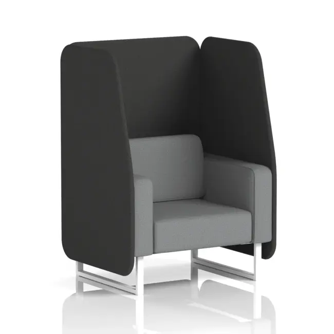Brixworth Open Booth With White Legs in Two Tone - Image 61