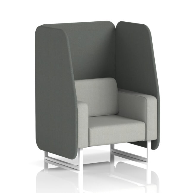 Brixworth Open Booth With White Legs in Two Tone - Image 76