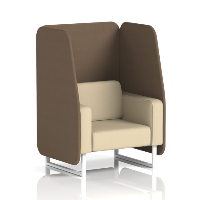Brixworth Open Booth With White Legs in Two Tone - Image 79