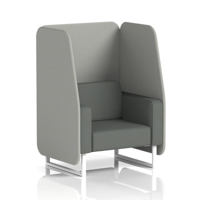 Brixworth Open Booth With White Legs in Two Tone - Image 82