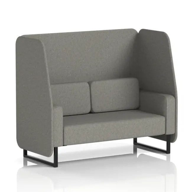 Brixworth Open Booth With Black Legs in Single Tone - Image 29