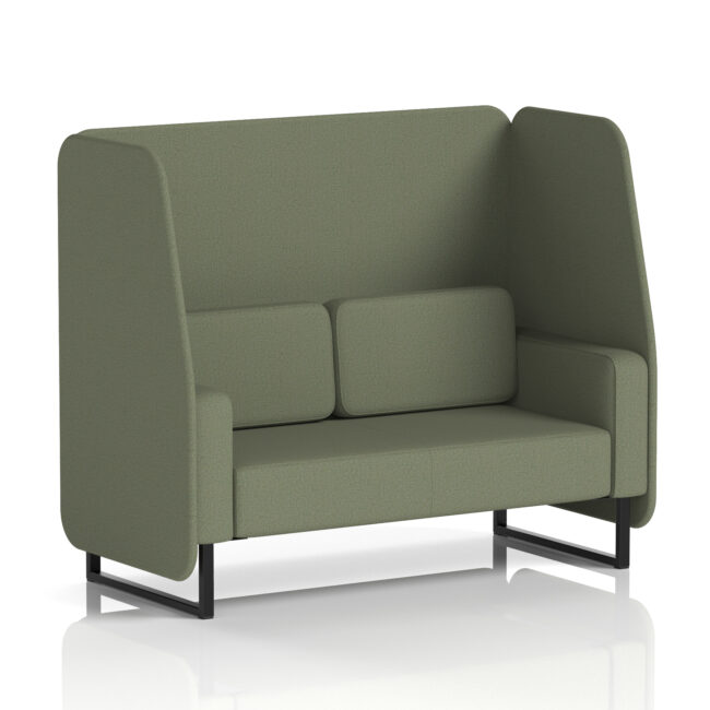 Brixworth Open Booth With Black Legs in Single Tone - Image 41