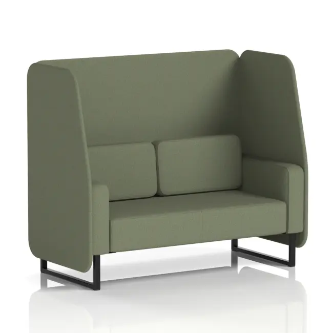 Brixworth Open Booth With Black Legs in Single Tone - Image 41