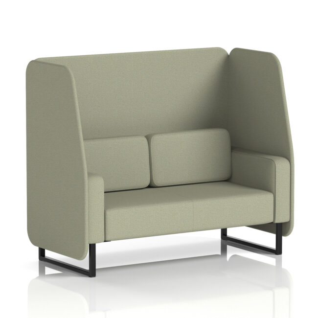 Brixworth Open Booth With Black Legs in Single Tone - Image 44