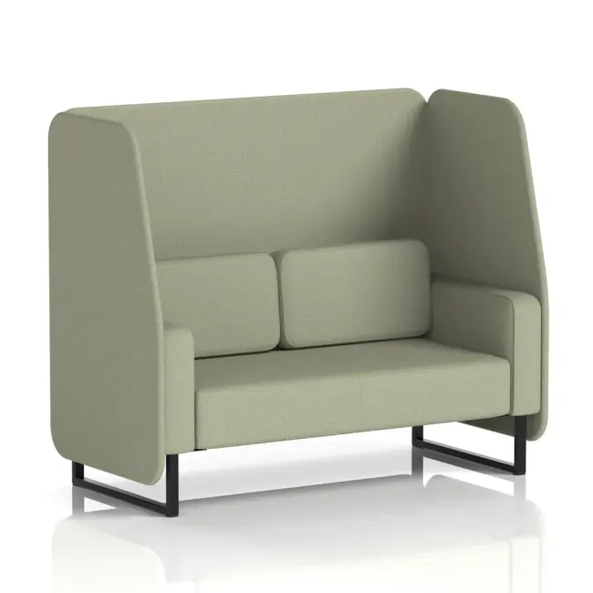 Brixworth Open Booth With Black Legs in Single Tone - Image 44