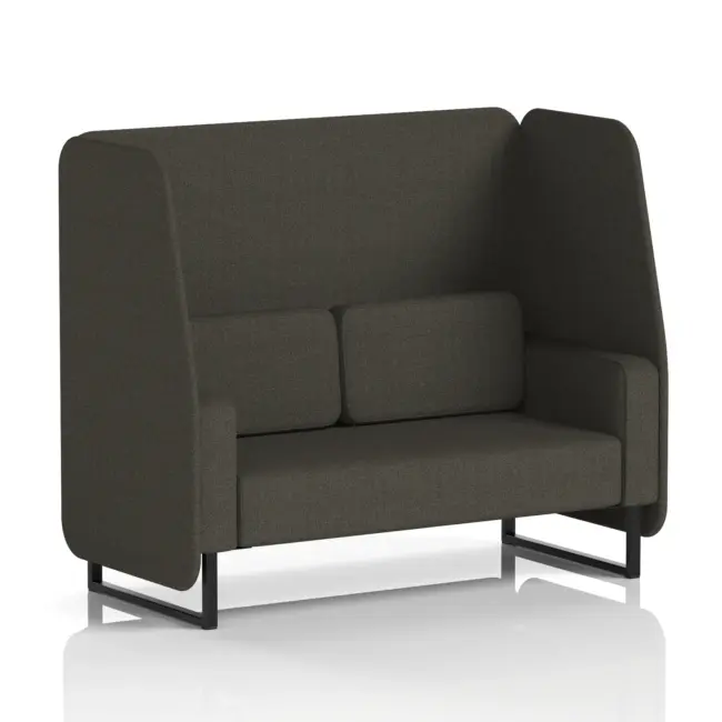 Brixworth Open Booth With Black Legs in Single Tone - Image 47