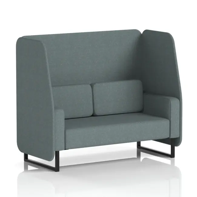 Brixworth Open Booth With Black Legs in Single Tone - Image 53