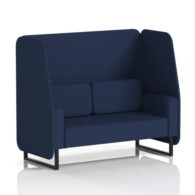 Brixworth Open Booth With Black Legs in Single Tone - Image 59