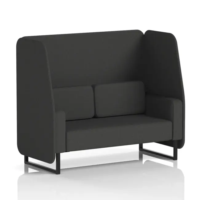Brixworth Open Booth With Black Legs in Single Tone - Image 62