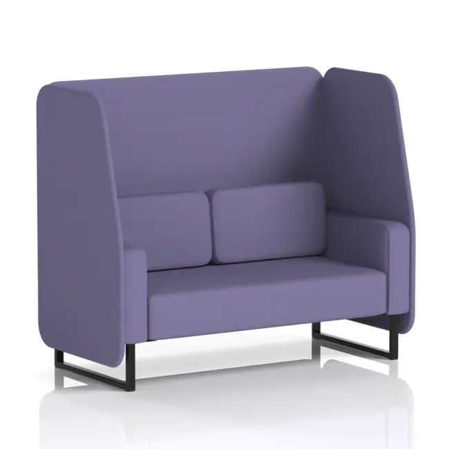 Brixworth Open Booth With Black Legs in Single Tone - Image 65