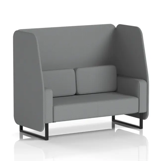 Brixworth Open Booth With Black Legs in Single Tone - Image 68