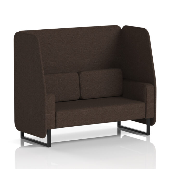 Brixworth Open Booth With Black Legs in Single Tone - Image 71