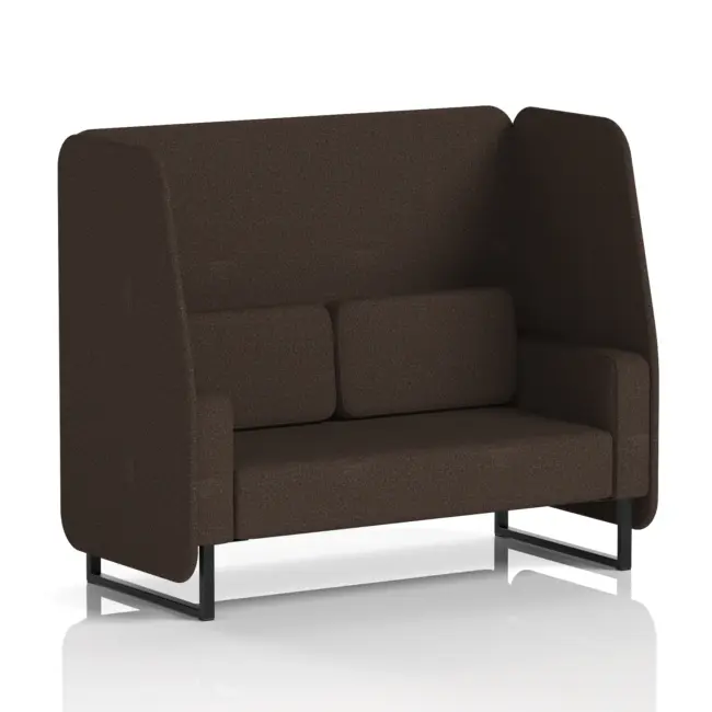 Brixworth Open Booth With Black Legs in Single Tone - Image 71