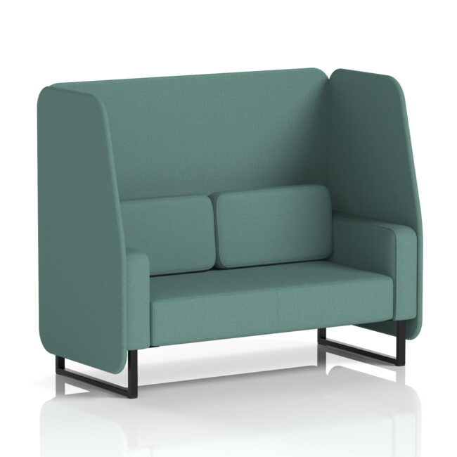 Brixworth Open Booth With Black Legs in Single Tone - Image 74