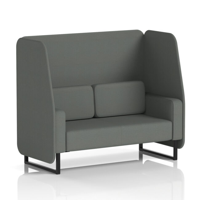Brixworth Open Booth With Black Legs in Single Tone - Image 77