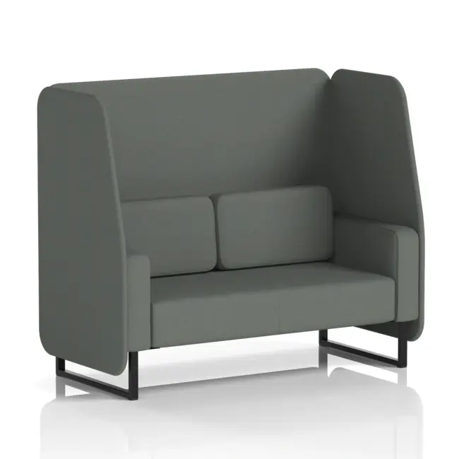 Brixworth Open Booth With Black Legs in Single Tone - Image 77