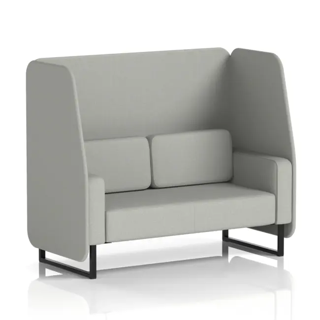 Brixworth Open Booth With Black Legs in Single Tone - Image 83