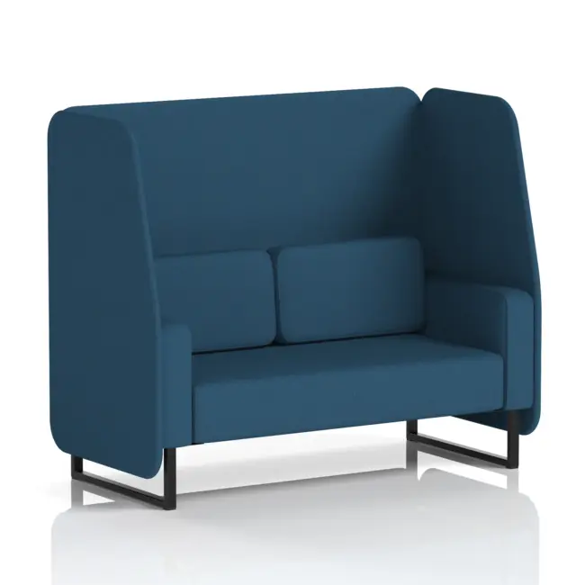 Brixworth Open Booth With Black Legs in Single Tone - Image 86