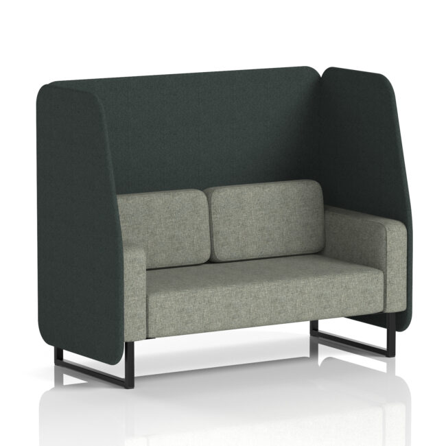 Brixworth Open Booth With Black Legs in Two Tone - Image 5