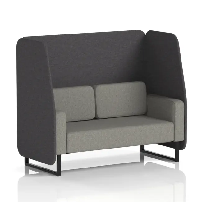 Brixworth Open Booth With Black Legs in Two Tone - Image 20