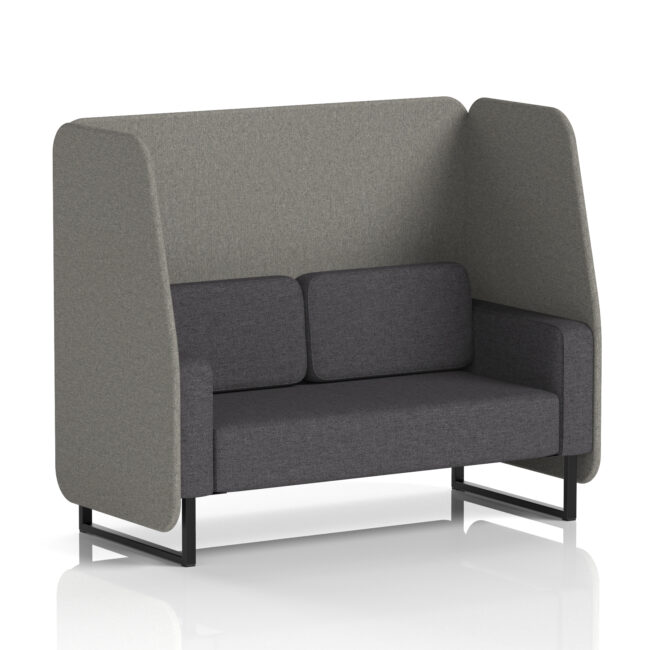 Brixworth Open Booth With Black Legs in Two Tone - Image 29