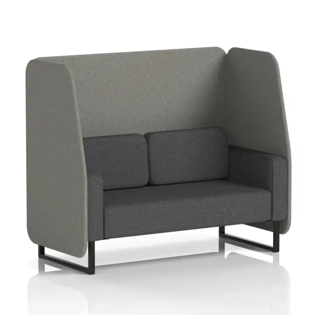 Brixworth Open Booth With Black Legs in Two Tone - Image 29