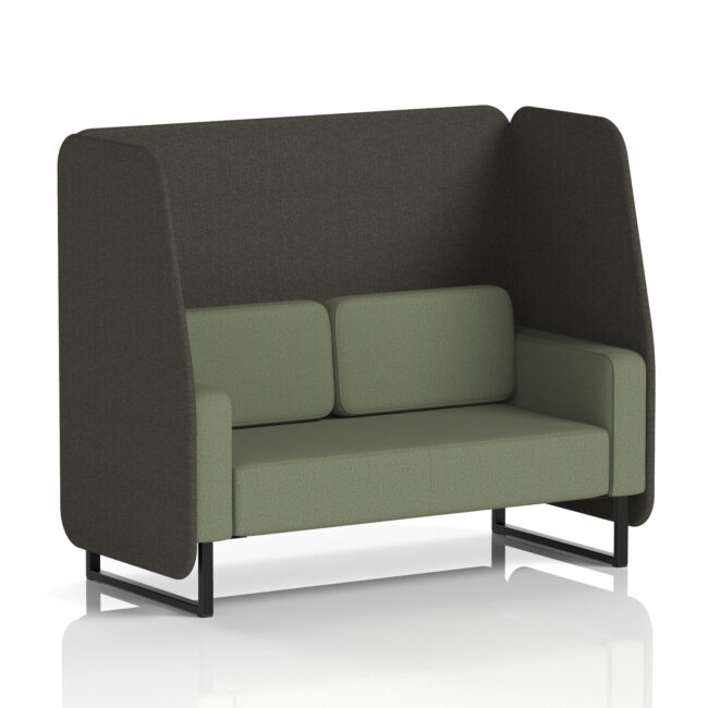 Brixworth Open Booth With Black Legs in Two Tone - Image 47