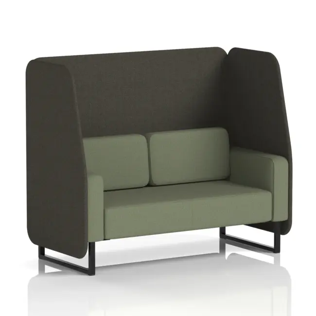 Brixworth Open Booth With Black Legs in Two Tone - Image 47