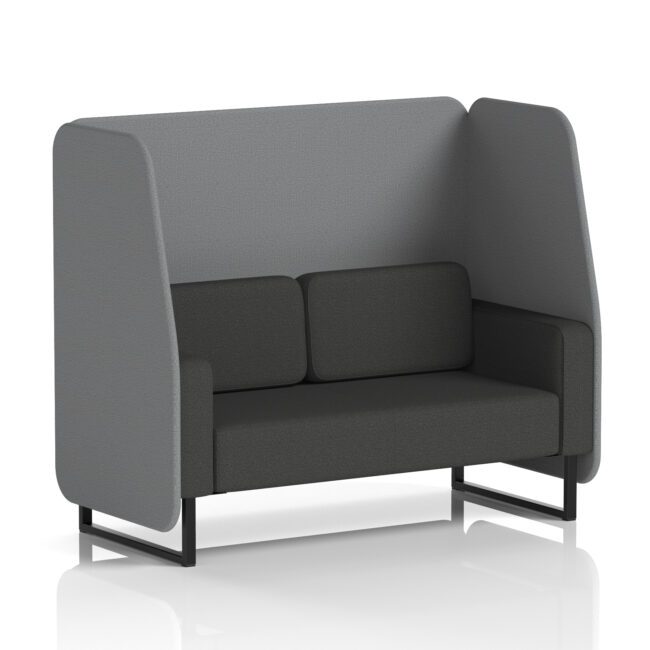 Brixworth Open Booth With Black Legs in Two Tone - Image 68