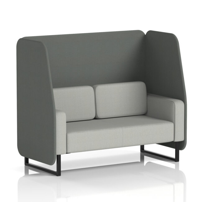 Brixworth Open Booth With Black Legs in Two Tone - Image 77