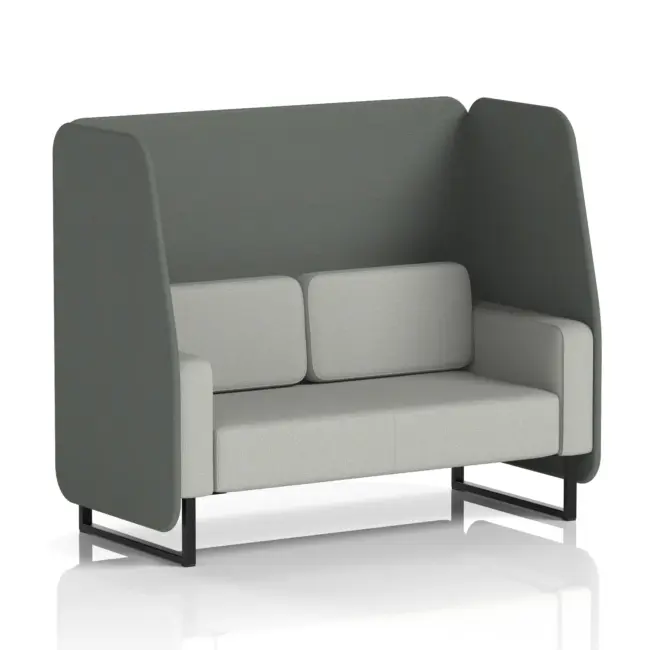 Brixworth Open Booth With Black Legs in Two Tone - Image 77